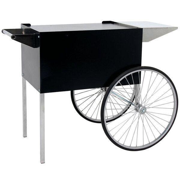 Carts & Stands - Black Professional Series Popcorn Cart - The Bounce House Store
