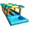 Image of Slip N Slide - 37'L Happy Jump Dual Lane Hawaiian Slip N Slide With Pool - The Bounce House Store
