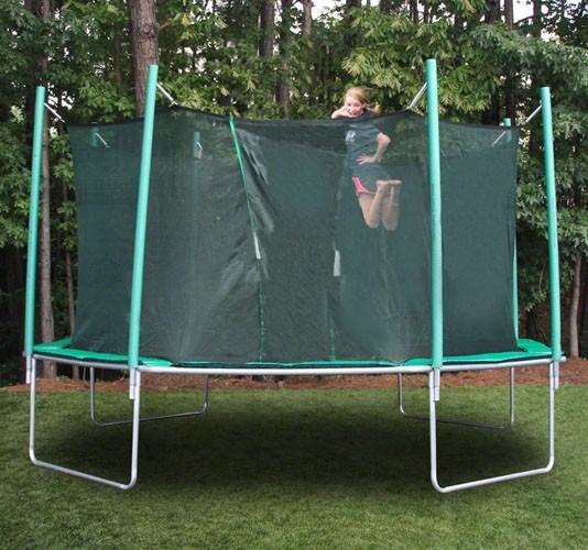 Sports Tramp Extreme 16' Octagon Trampoline With Detachable Safety Enclosure