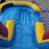 Image of view from the slide platform looking down at the pool - The Outdoor Play Store