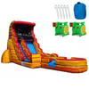 Image of volcano screamer inflatable slide wet or dry