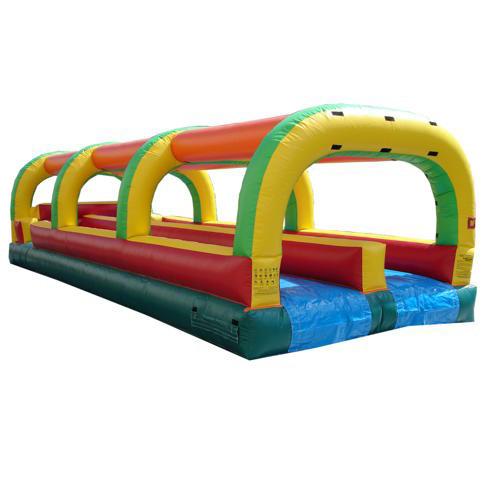 Slip N Slide - 33'L Happy Jump Slip N Slide - Double Lane - The Bounce House Store